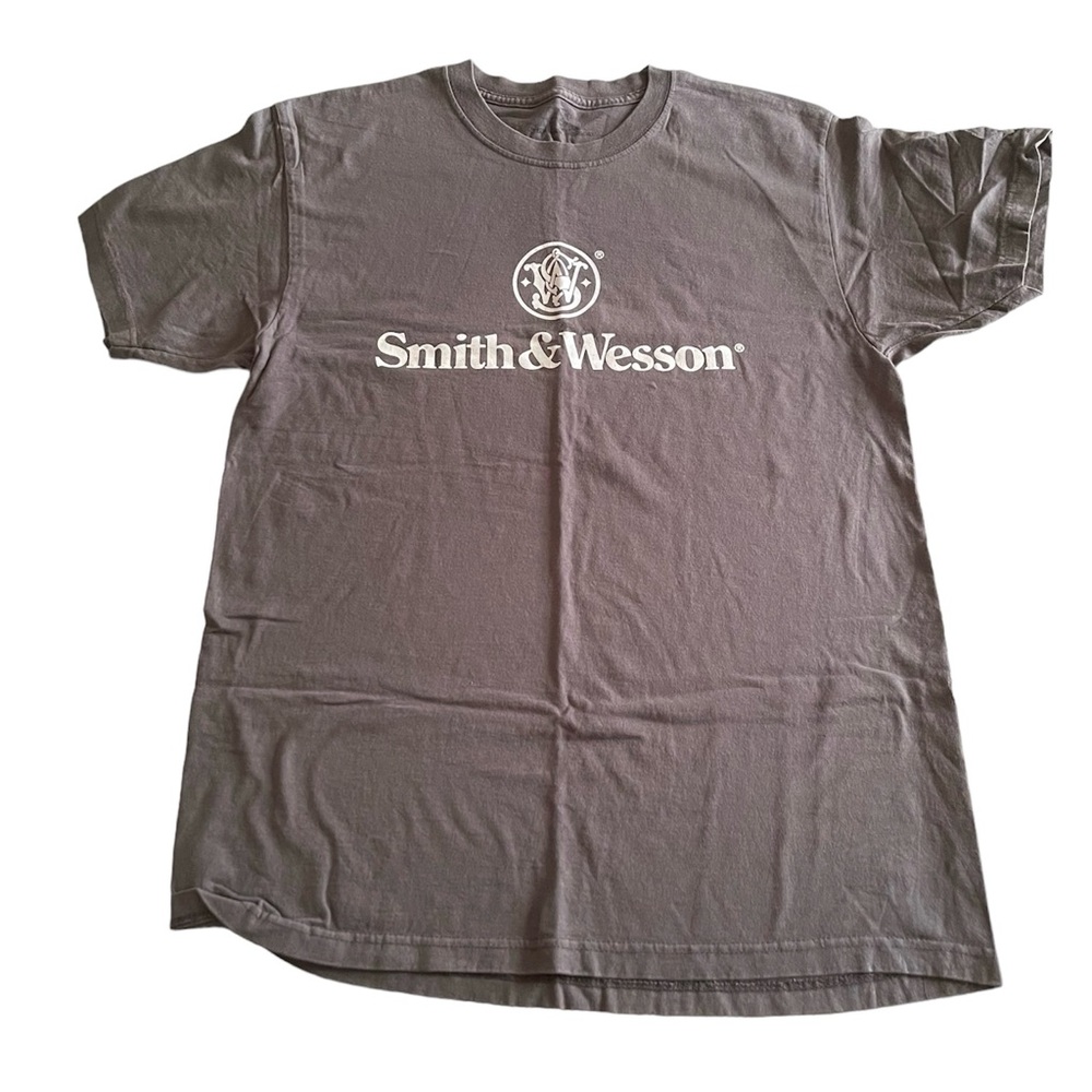 Smith & Wesson Brown Knit Shirt Sz M